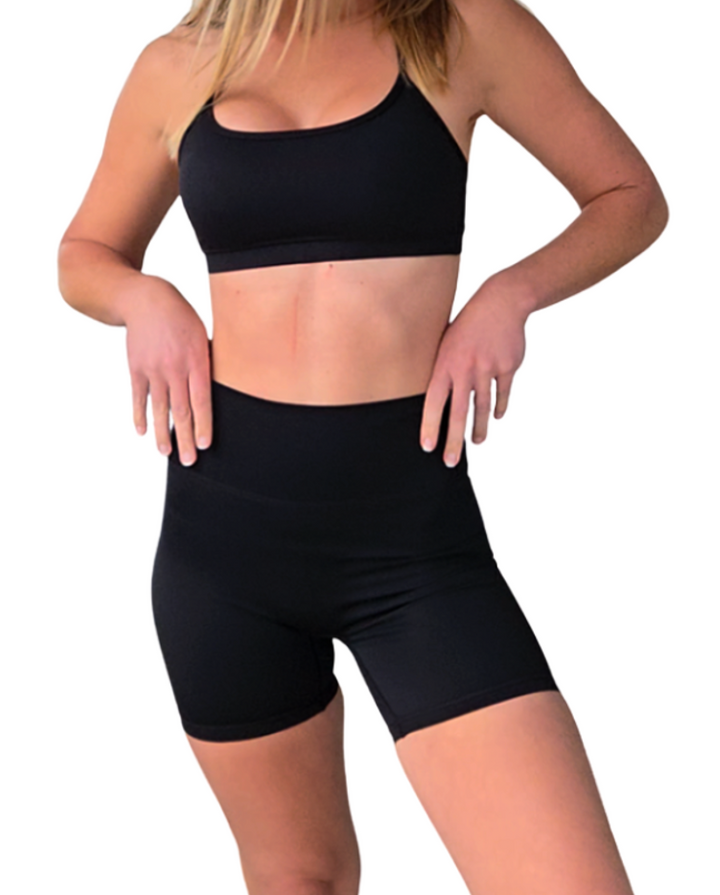 Luxe Contour Shorts Black