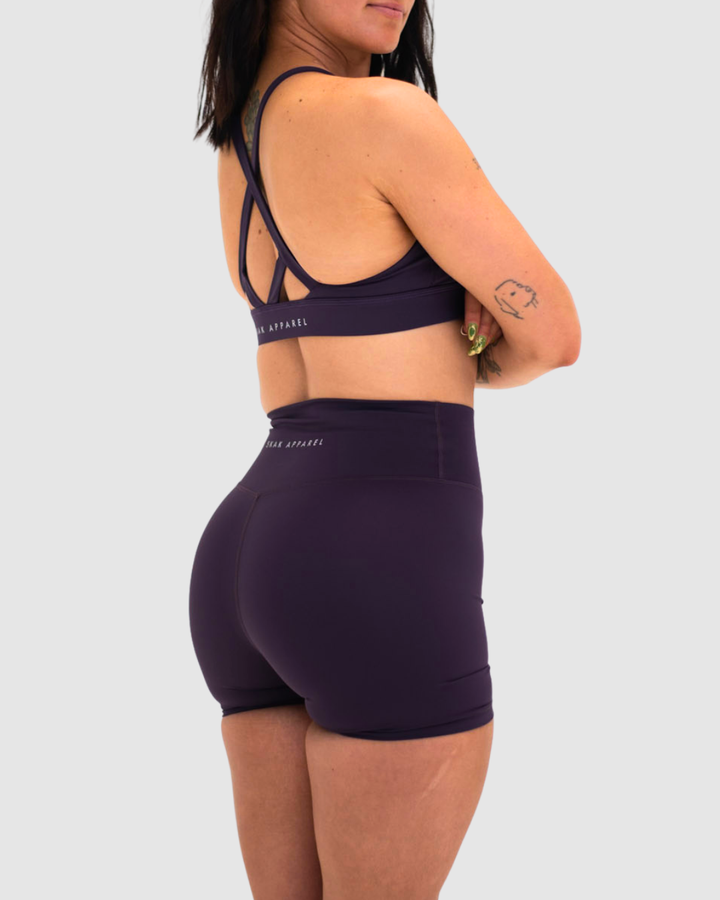 Luxe Contour Shorts Plum