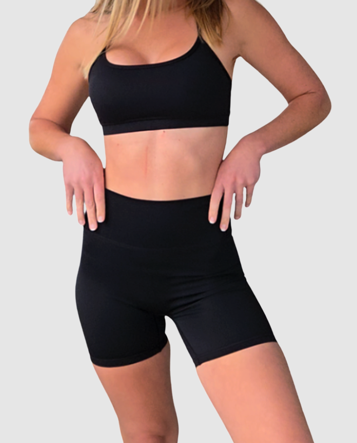 Luxe Contour Shorts Black