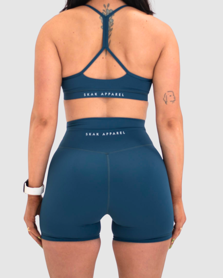 Luxe Contour Shorts Crystal Teal