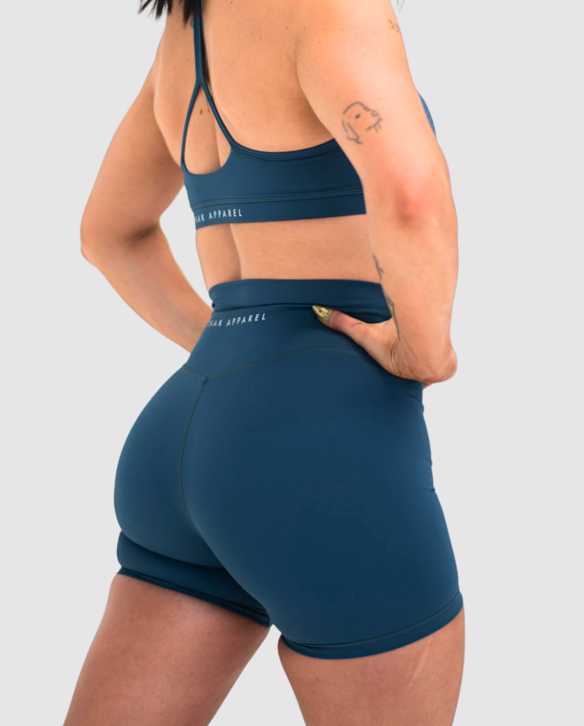 Luxe Contour Shorts Crystal Teal