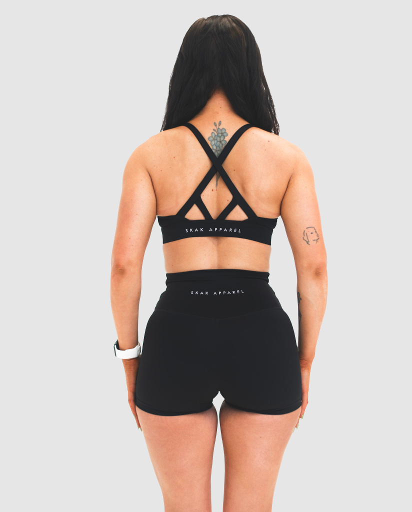 Luxe Core Crop Black