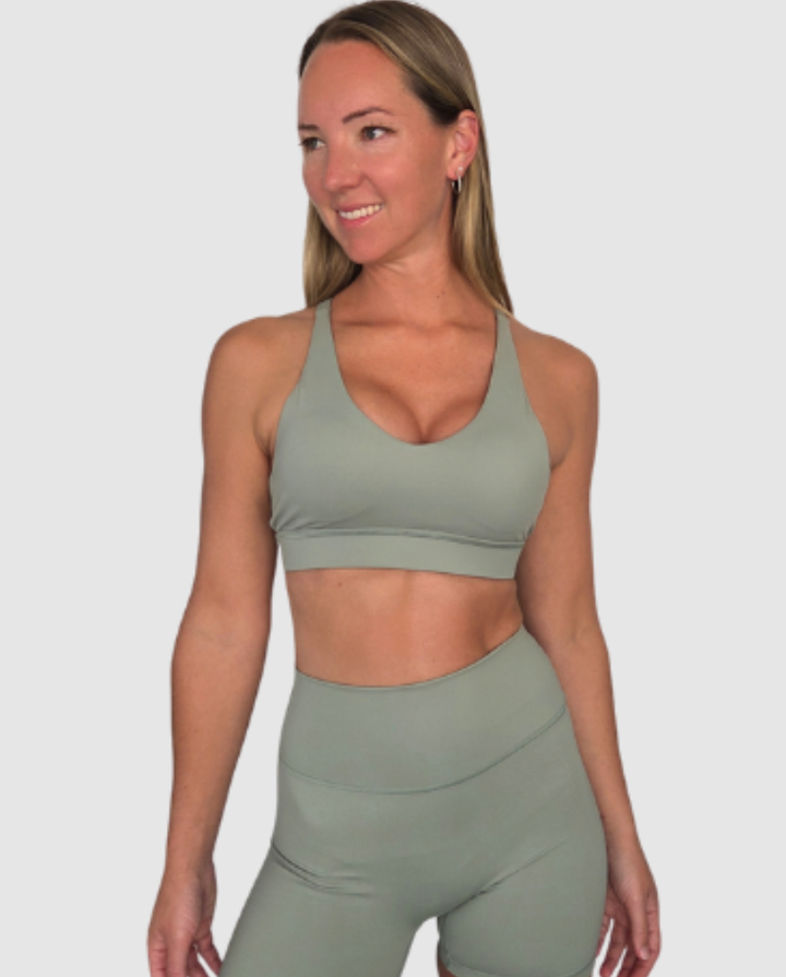 Luxe Core Crop Sage