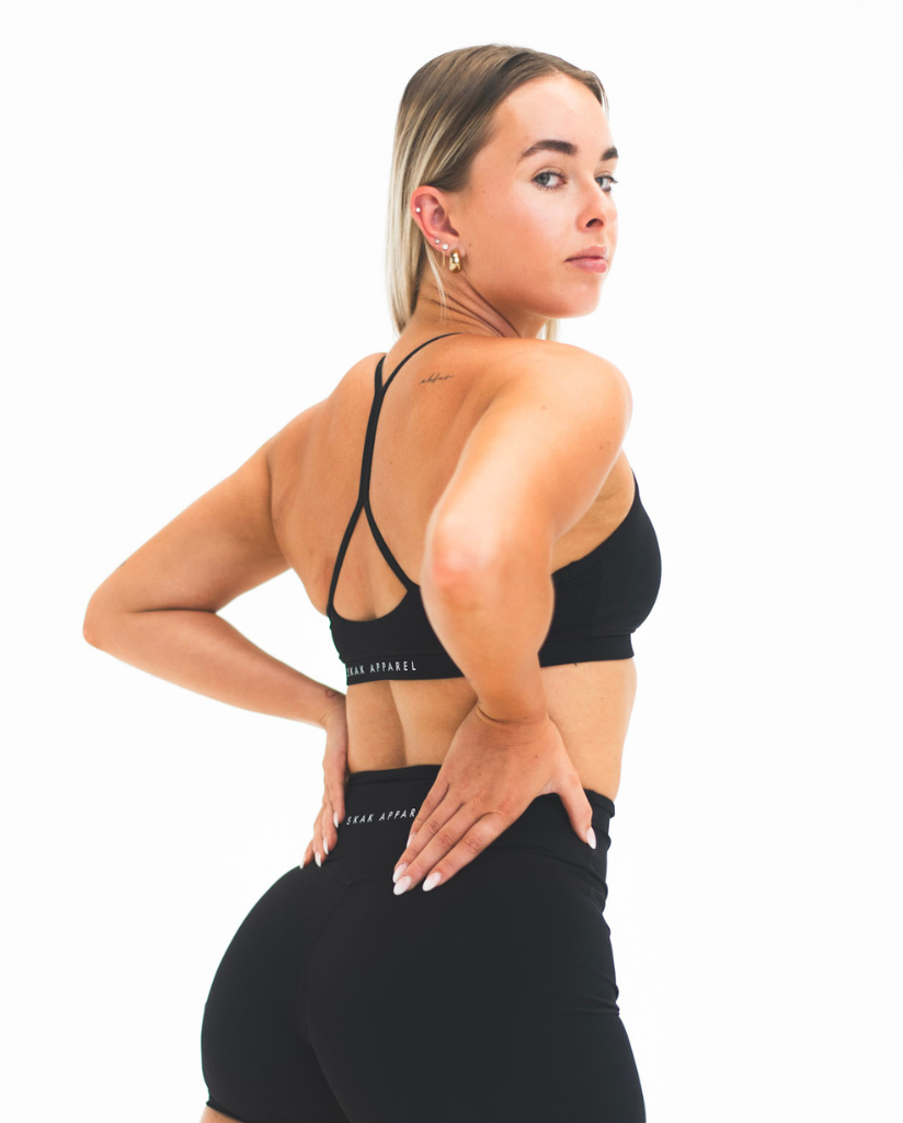 Luxe Flow Crop Black