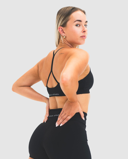 Luxe Flow Crop Black