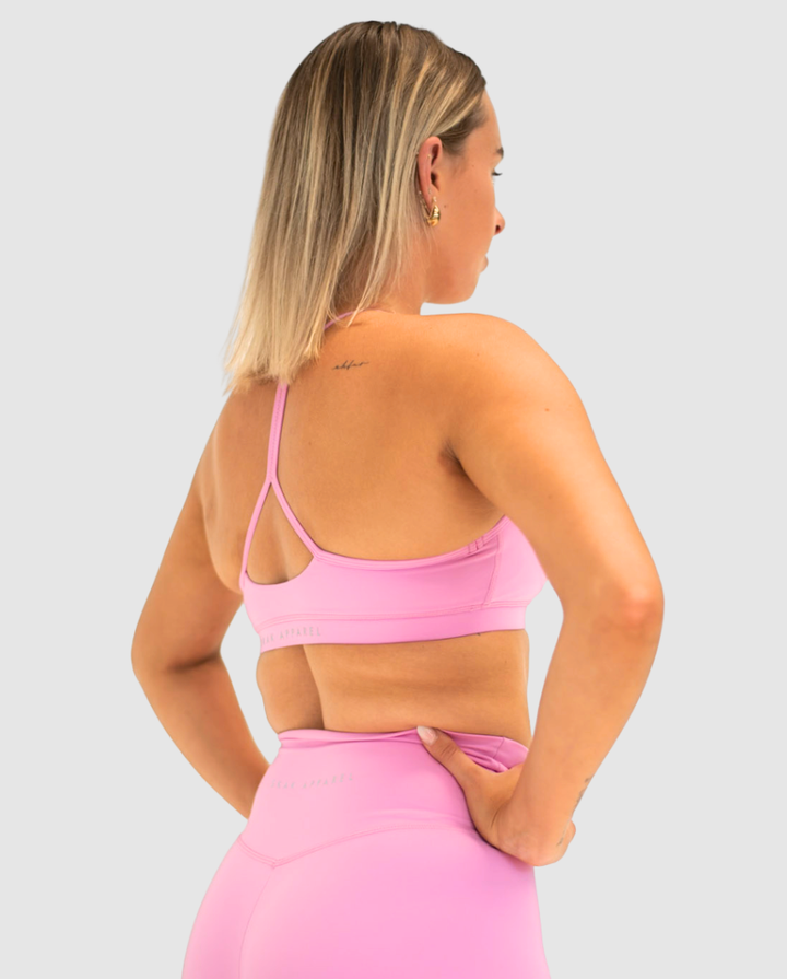 Luxe Flow Crop Pink