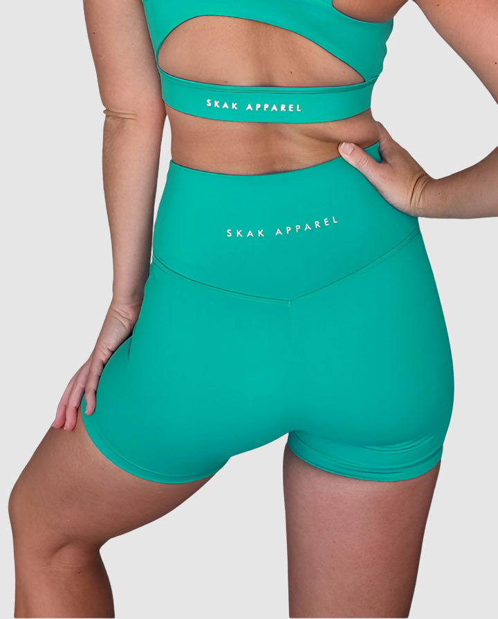 Luxe V Shorts Turquoise