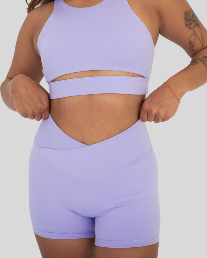 Luxe V Shorts Purple